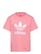 Trefoil Tee Sport T-Kortærmet Skjorte Pink Adidas Originals