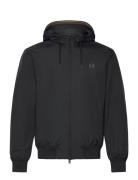 The Hooded Brentham Jkt Tynd Jakke Black Fred Perry