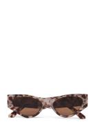 Pclouisa Sunglass Box Solbriller Brown Pieces