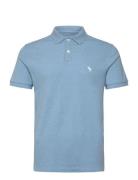 Anf Mens Knits Tops Polos Short-sleeved Blue Abercrombie & Fitch