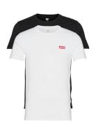 2Pk Crewneck Graphic Neutrals Tops T-Kortærmet Skjorte White Levi's®