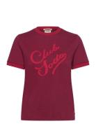 Applique Artwork Regular T-Shirt With Contrast Rib Tops T-shirts & Top...