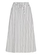 Skirt From Freequent In A Light Material With A Striped Print. The Ski...