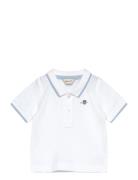 Contrast Tp Ss Pique Rugger Tops T-shirts Polo Shirts Short-sleeved Po...