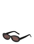 Alexandria Sunglasses Black Solbriller Black Pilgrim