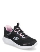 Girls Bounder Simple Cute Low-top Sneakers Black Skechers