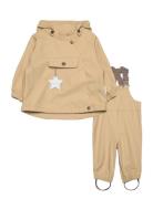 Matwainis Rain Set. Grs Outerwear Rainwear Rainwear Sets Beige MINI A ...