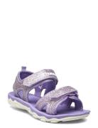 Sandal Glitter Jr Sport Summer Shoes Sandals Purple Hummel