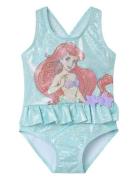 Nmfmyra Ariel Swimsuit Wdi Badedragt Badetøj Blue Name It