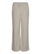Vmjesmilo Hw Wide Pants Wvn Ga Girl Bottoms Trousers Cream Vero Moda G...
