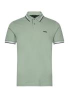 Paul Sport Polos Short-sleeved Green BOSS