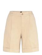 C_Taggie1-D Bottoms Shorts Chino Shorts Beige BOSS