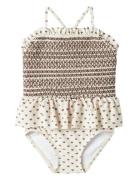 Nmffiona Swimsuit Lil Badedragt Badetøj White Lil'Atelier