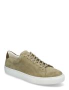 Moore Suede Low-top Sneakers Khaki Green Sneaky Steve