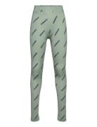 Hmlsilje Tights Sport Leggings Green Hummel