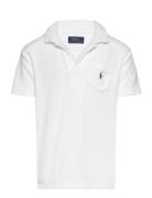 Terry Polo Shirt Tops T-shirts Polo Shirts Short-sleeved Polo Shirts W...