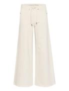 Dangomw 157 X-Wide Bottoms Trousers Wide Leg Cream My Essential Wardro...