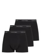 Relaxed Dart Trunk 3Pk Boxershorts Black Calvin Klein