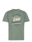 Bhjes Tee Tops T-shirts Sleeveless Green Blend