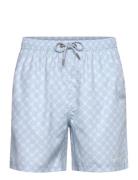 Logo Swimshorts Badeshorts Blue Daily Paper