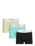 Relaxed Dart Trunk 3Pk Boxershorts Green Calvin Klein