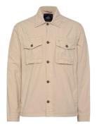Harrison Lt Shirt Jkt Tynd Jakke Beige Morris