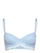 Cherry Padded Underwired Bra Lingerie Bras & Tops Balc Tte Bras Blue H...