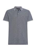 Ic Linen Pique Reg Polo Tops Polos Short-sleeved Navy Tommy Hilfiger