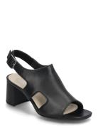 Ankle-Strap Sandal Sandal Med Hæl Black Gabor