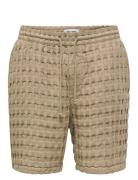Onstel Braddock Waffle Shorts Bottoms Shorts Casual Brown ONLY & SONS
