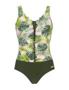 Swimsuit Jennifer Badedragt Badetøj Green Damella Of Sweden