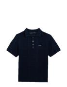 Savy Knitwear Tops Polos Short-sleeved Navy Maison Labiche Paris