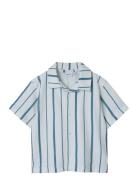 Nmmfigaro Ss Nreg Resort Shirt Tops Shirts Short-sleeved Shirts White ...