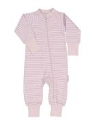 Pyjamas Two Way Zipper Pyjamas Nattøj Purple Geggamoja