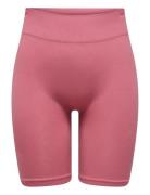 Onpjaia Life Hw Seam Long Shorts Noos Sport Shorts Cycling Shorts Pink...