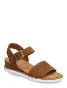 Womens Bobs Desert Kiss Sandal Sandal Med Hæl Brown Skechers