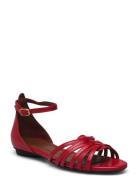 Mareike 10 Flade Sandaler Red Anonymous Copenhagen