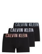 Trunk 3Pk Boxershorts Black Calvin Klein