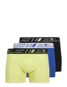 Jacangus Solid Trunks 3 Pack Boxershorts Blue Jack & J S