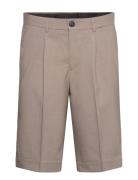 Plain Suit Shorts Bottoms Shorts Chinos Shorts Beige Lindbergh