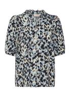 Shirt From Freequent In A Soft Material With Allover Print. The Shirt ...
