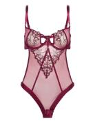 Scarlett Body Bodies Slip Burgundy Hunkemöller