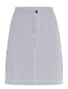 Skirt From Freequent In A Soft Material With Yarn Dyed Stripes. The Sk...