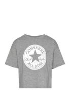 Kt-S/S Knit Top Sport T-Kortærmet Skjorte Grey Converse