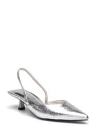 Onlcoco-4 Pu Slingback - Noos Shoes Sling Backs Heeled Slingbacks Silv...