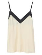 Vmdenise Singlet Top Wvn Btq Ga Tops Blouses Sleeveless Cream Vero Mod...