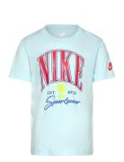 Te-S/S Tee Tops T-Kortærmet Skjorte Blue Nike