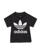 Trefoil Tee Sport T-Kortærmet Skjorte Black Adidas Originals
