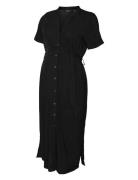 Vmmvica S/S Shirt Dress Ga Noos Dresses Shirt Dresses Black Vero Moda ...