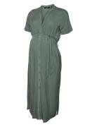 Vmmvica S/S Shirt Dress Ga Noos Dresses Shirt Dresses Green Vero Moda ...
